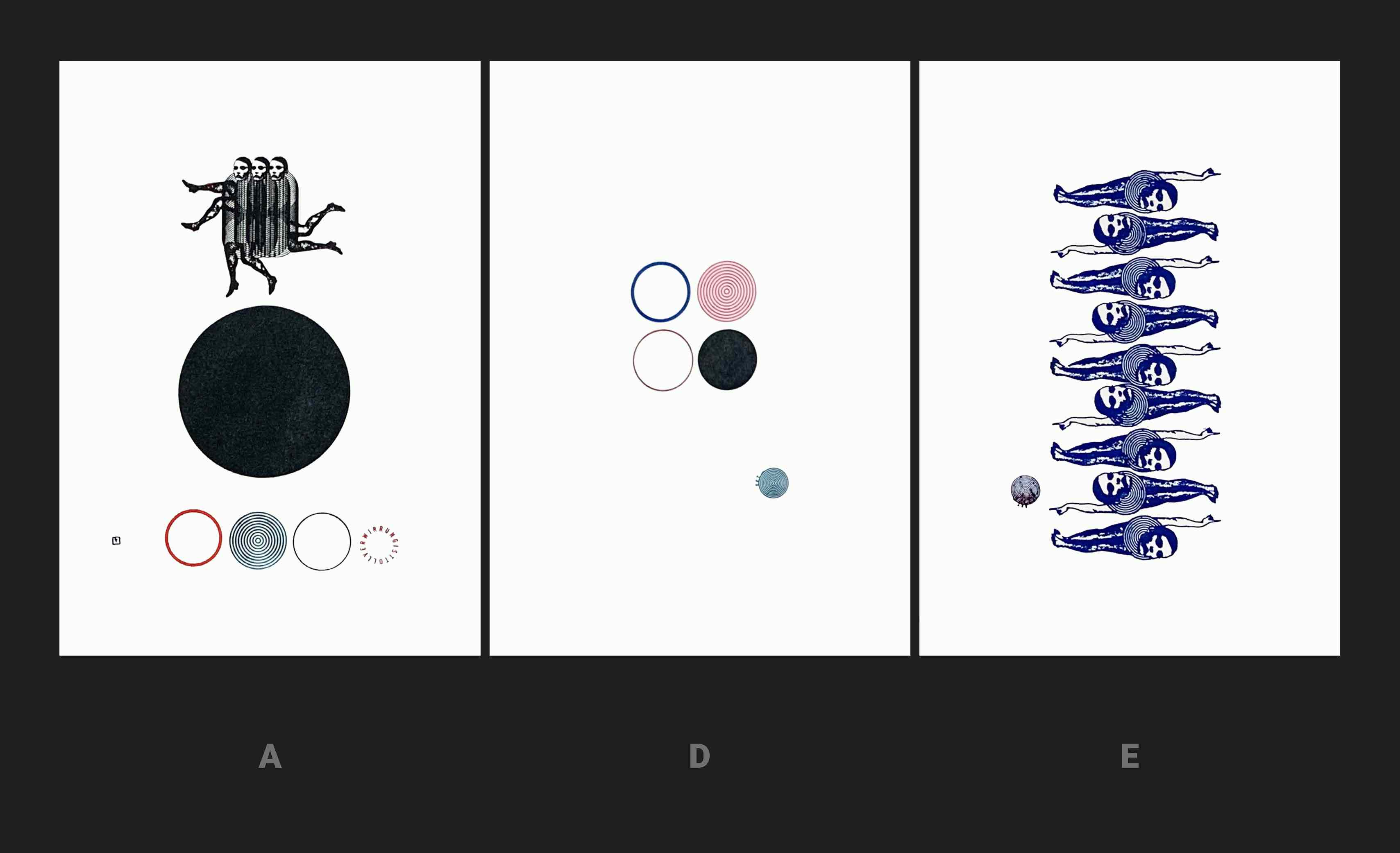 Editorial Design Illustrationen abstrakt konkret