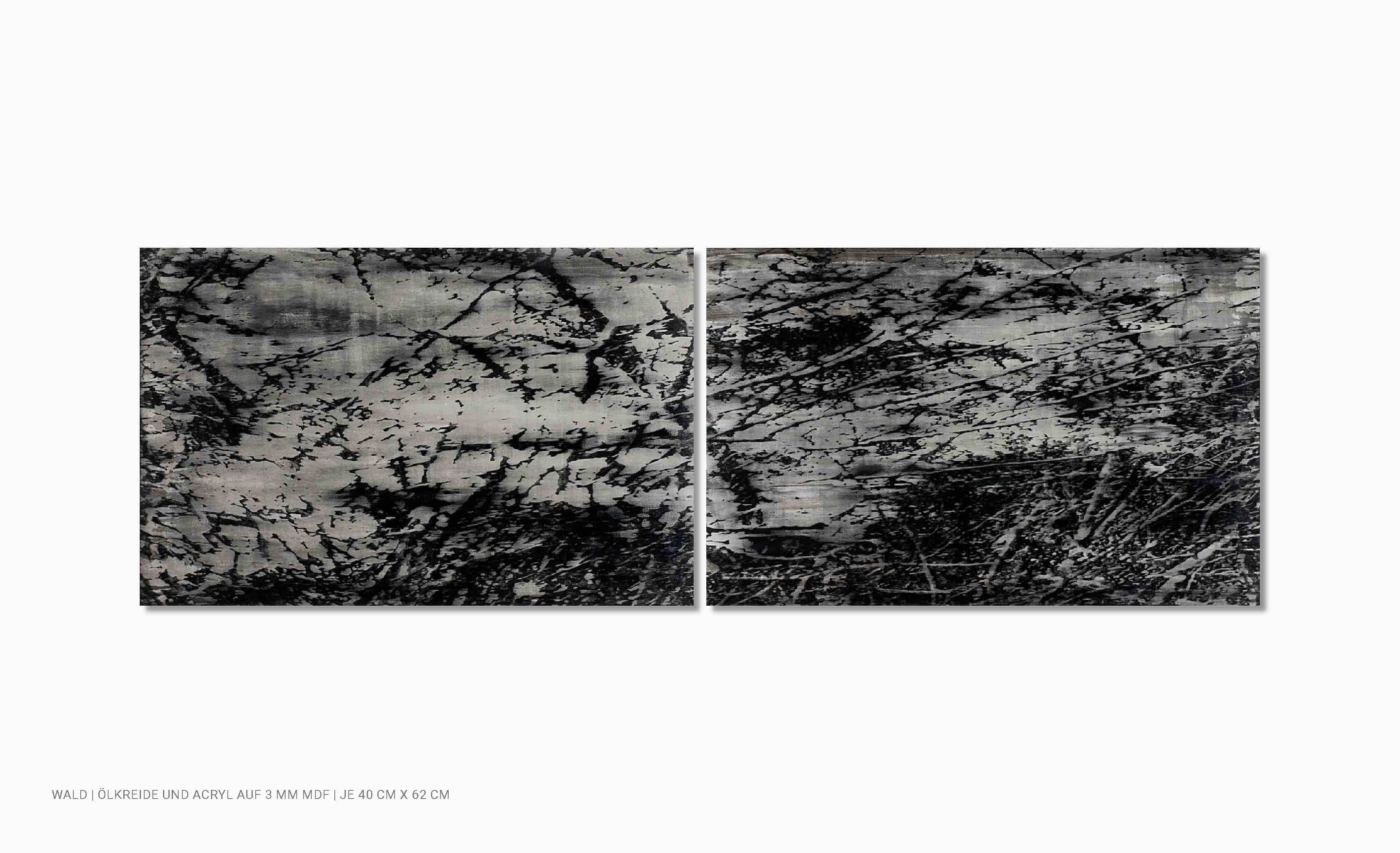 s/w Kunst Wald Bewegung Momentaufnahme